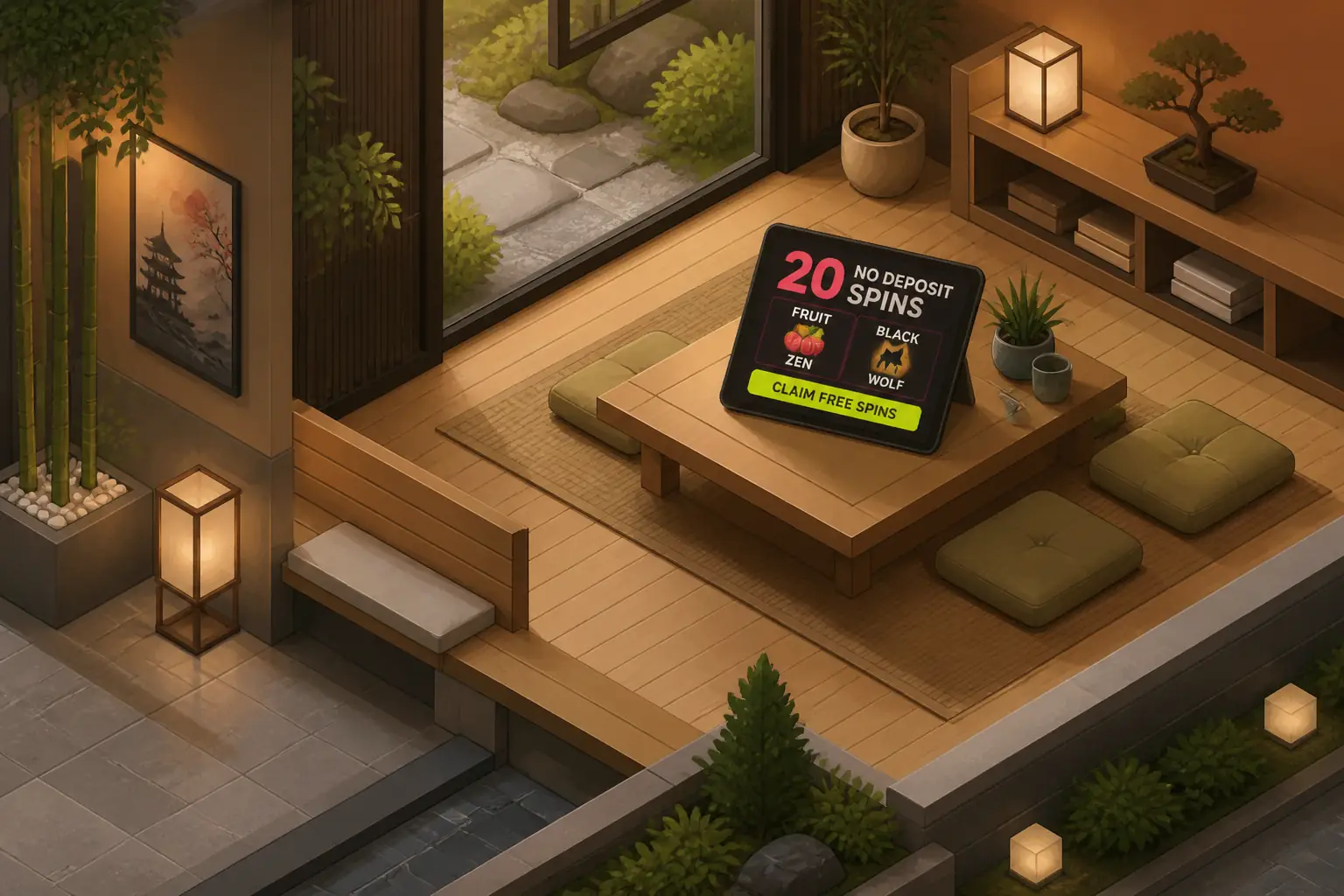 Spin Samurai Free Chips visual guide for Spin Samurai Casino